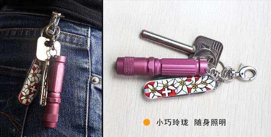 TANK007 EDC、迷你LED手電筒